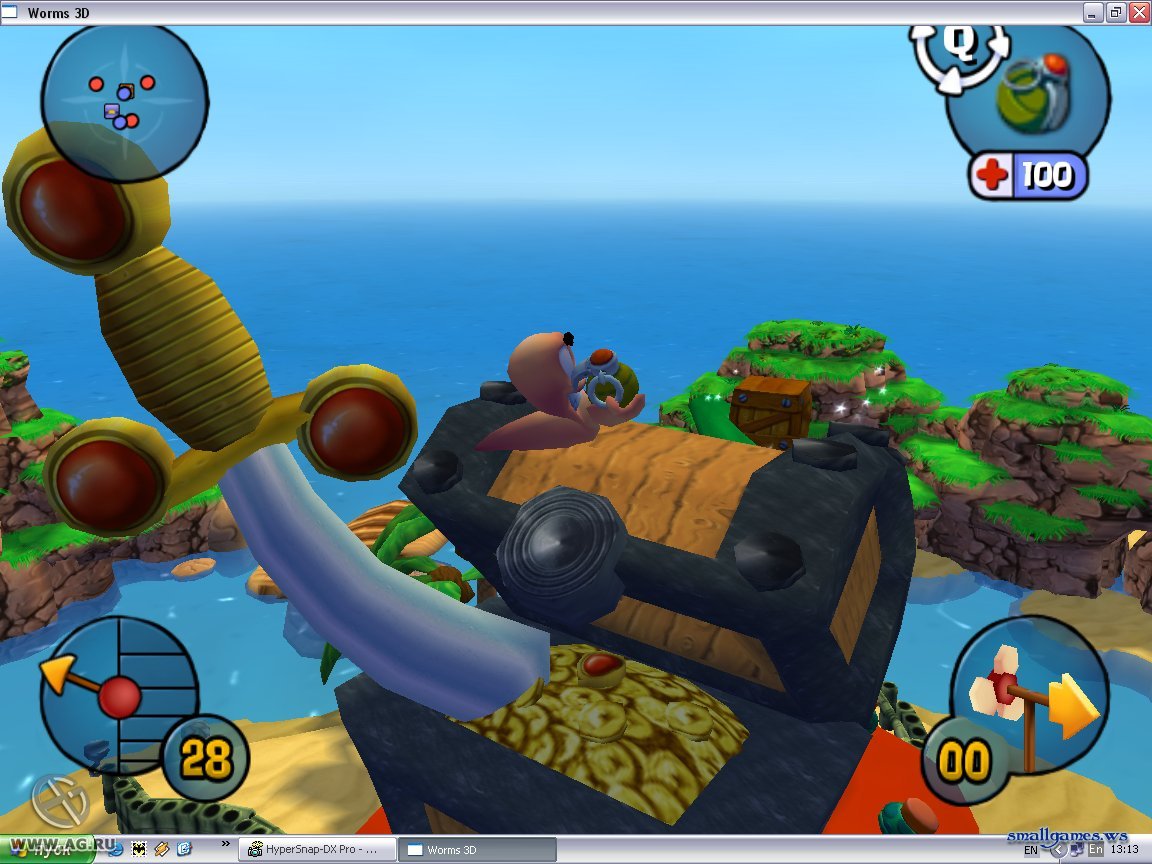 Worms 3D -   