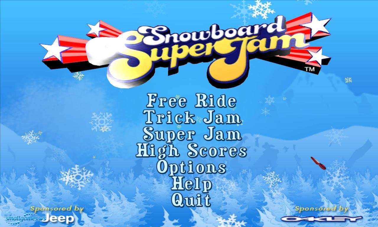 игра snoboard super jam скачать
