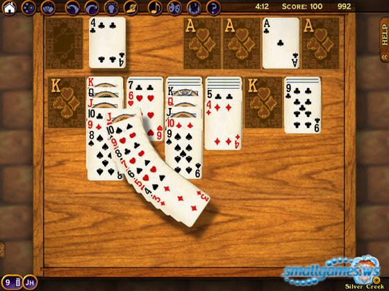 play hardwood solitaire