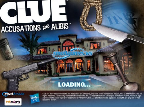 CLUE. Accusations and Alibis