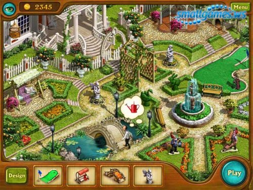 gardenscapes ad vs game