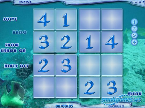 Blue Reef Sudoku