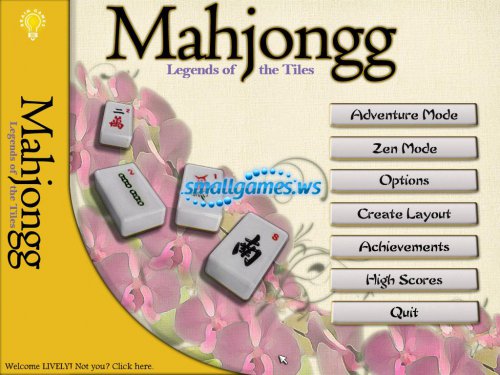 Mahjongg Legends Of The Tiles