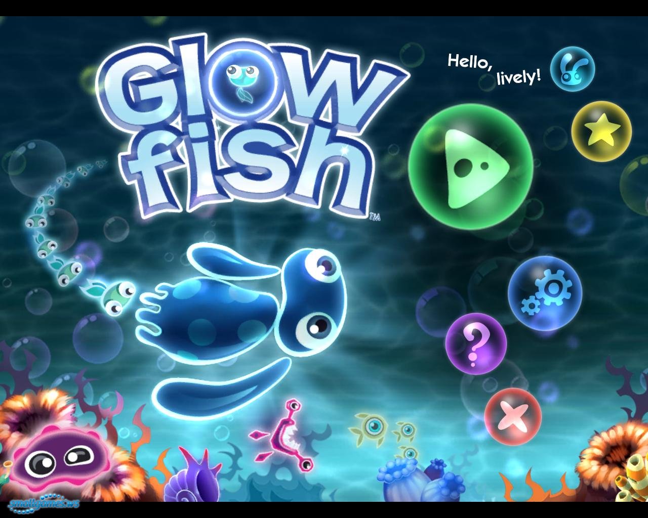 Игры синий андроид. Игра про рыб. Игра про морских существ. Глоу Фиш игра. Игры про рыбок приключения.