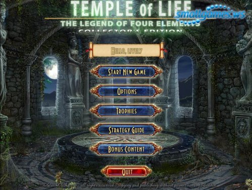 Temple of Life: The Legend of Four Elements Collectors Edition