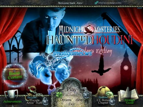 Midnight Mysteries 4: Haunted Houdini Collectors Edition