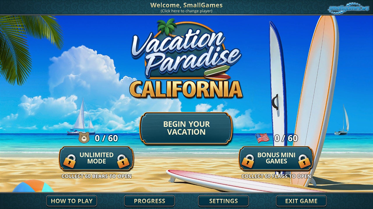 Vacation Paradise: California - Скачать Игру Бесплатно