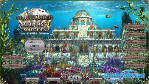 Jewel Match: Atlantis Solitaire 3 Collector's Edition