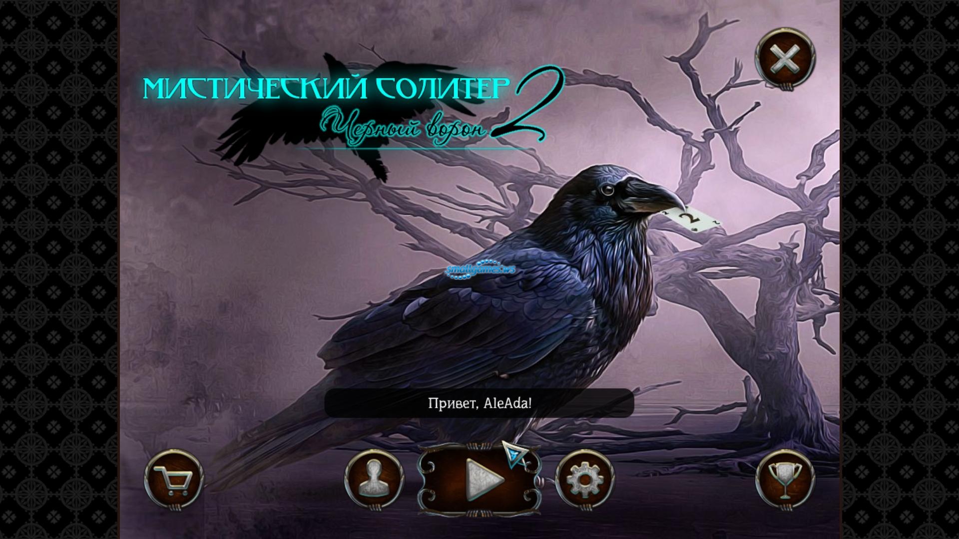 Загадочный перевод. Мистический Солитер: черный ворон. Black Raven игра. 2 Ворона.