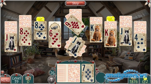 Jewel Match: Solitaire: Cats and Cards Ce