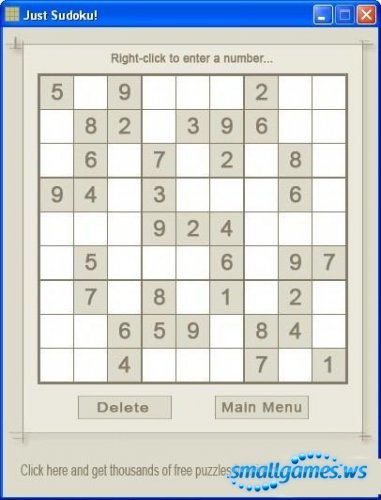 Just Sudoku 